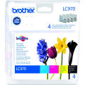 LC970 Set 4 Patronen brother Original black - cyan - magenta - yellow Brother DCP-135C, MFC-235C, MFC-260C, DCP-150C