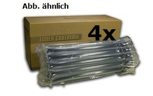 4 kompatible Tonerkartuschen je ca. 2.500 Seiten black - cyan - magenta - yellowfür OKI C110 C130N MC160N