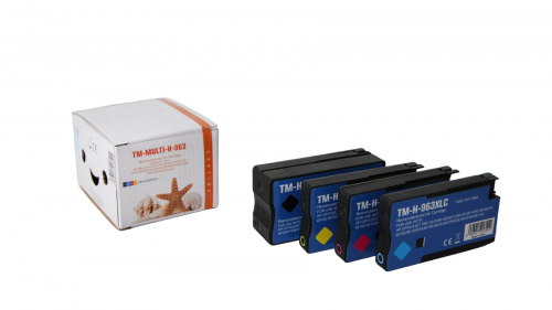 kompatible Tintenpatronen (4 Stück) für HP Officejet Pro 9010, 9012, 9013, 9015, 9015e, 9016, 9019, 9020, 9022, 9025, 9025e, 9026, 9028