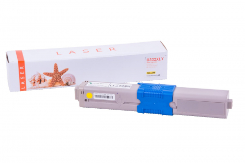 46508709K kompatible Tonerkartusche ca. 3.000 S. yellow für OKI C332dn C332dnw MC363dn MC363dnw MC363n