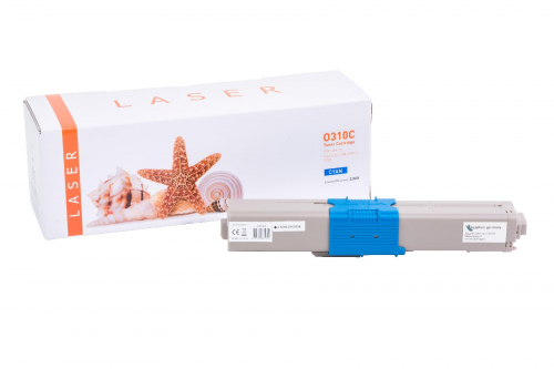 kompatible Tonerkartusche ca. 2.000 S. cyan für OKI C300 C310 C310DN C330 C330DN C331DN C500 C500DN C510 C510DN C511DN  C530 C530DN C531 C531DN MC351DN MC352DN MC361DN MC362 MC362DN MC651DN MC562DN