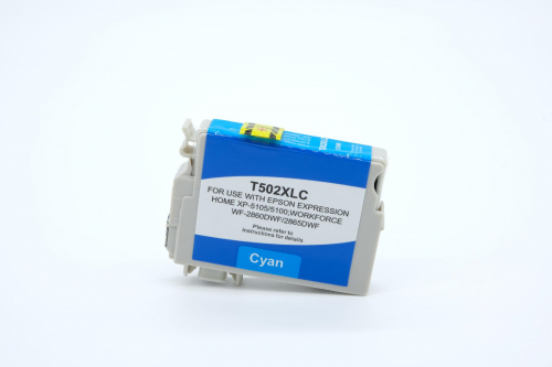 kompatible Patrone ersetzt EPSON 502XL 6,4 ml cyan für EPSON Expression Premium XP-5100 XP-5105 XP-5115 Workforce WF-2860DWF WF-2865DWF