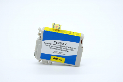 kompatible Patrone ersetzt EPSON 502XL 6,4 ml yellow für EPSON Expression Premium XP-5100 XP-5105 XP-5115 Workforce WF-2860DWF WF-2865DWF
