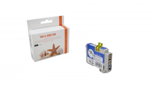 T0801 K kompatibel 13ml black  EPSON Stylus Photo R265 R285 R360 RX560 RX585 EPSON Stylus Photo P50, PX710W, PX810W, PX650W, PX660, PX700W, PX720WD, PX730WD, PX800FW Stylus Photo PX820FWD, PX830FWD