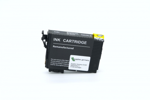 kompatible Patrone ersetzt EPSON 603 XL ca. 500 S. black für EPSON Expression Premium XP-2100 XP-2105 XP-3100 XP-3105 XP-4100 XP-4105 Workforce WF-2800 WF-2805 WF-1810 WF-2830DWF WF-2835DWF WF-2850DWF
