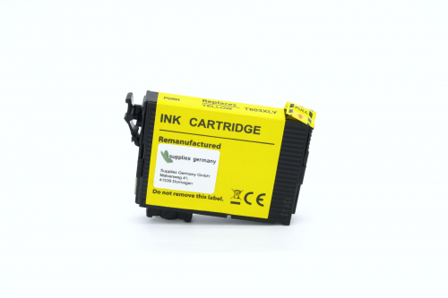 kompatible Patrone ersetzt EPSON 603 XL ca. 350 S. yellow für EPSON Expression Premium XP-2100 XP-2105 XP-3100 XP-3105 XP-4100 XP-4105 Workforce WF-2800 WF-2805 WF-1810 WF-2830DWF WF-2835DWF WF-2850DWF