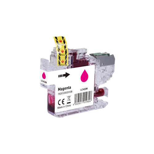 LC-422M K kompatible Tintenpatrone magenta 10ml für Brother MFC-J5340 DW MFC-J5340 DWE Ecopro MFC-J5345 DW MFC-J5740 DW MFC-J6540 DW MFC-J6540 DWE MFC-J6590 DW MFC-J6940 DW