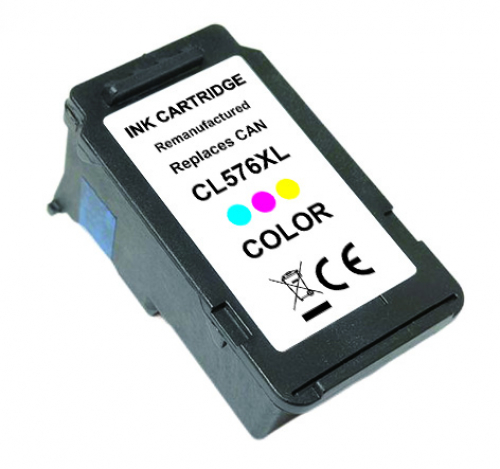 refillte Tintenpatrone 1 x ersetzt Canon CL-576XL color 13,5ml geeignet für folgende Geräte: Canon Pixma TR4750i TR4750i TS3550i TS3551i