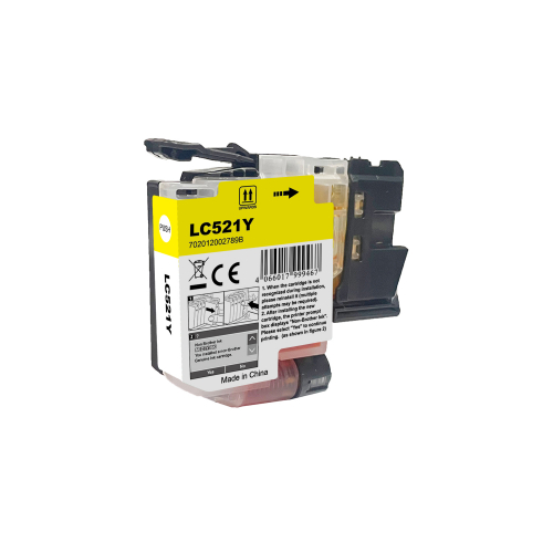 LC-521Y K kompatible Tintenpatrone yellow ca. 500 S. für brother DCP-J1260W  DCP-J1300 Series  DCP-J1310DW  DCP-J1313DW  DCP-J1360DW  DCP-J1460DW