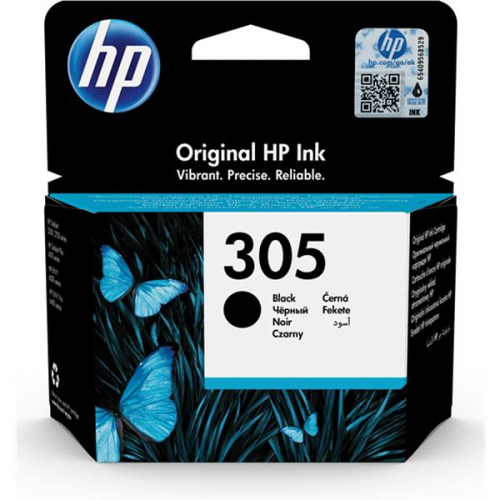 HP 305 Original Black ca. 120 Seiten 3YM61AE für HP Deskjet 2700, HP DeskJet 2720, HP DeskJet Plus 4120, HP Envy 6020, HP Envy Pro 6420