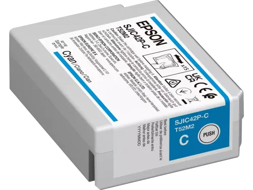 C13T52M240  EPSON SJIC42PY CW Tinte cyan 50ml