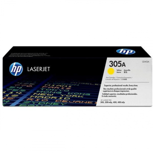 HP CE412A 305A Original Tonerkartusche yellow HP Laserjet Pro 300 Color M351a MFP M375nw MFP M375dw Laserjet Pro 400 Color M451nw M451dw MFP M475dw