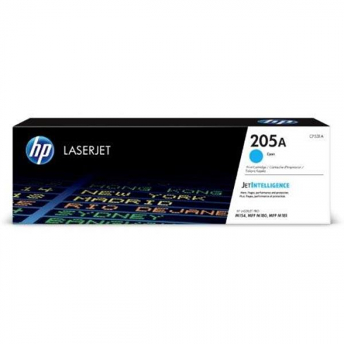 HP CF531A HP 205A Original Tonerkartusche ca. 900 S. cyan für HP Color Laserjet Pro M180n M181fw