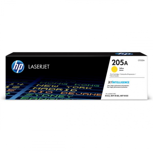HP CF532A HP 205A Original Tonerkartusche ca. 900 S. yellow für HP Color Laserjet Pro M180n M181fw