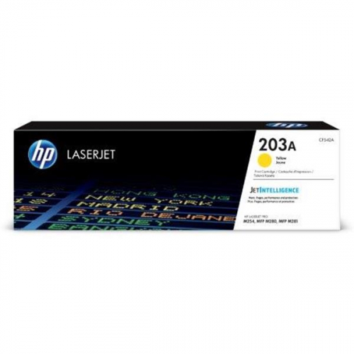 HP CF542A HP 203A Original Tonerkartusche ca. 1.300 S. yellow für HP Color Laserjet Pro M254dw M254nw M280nw M281fdw F281fdn