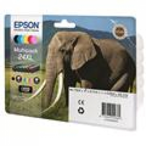 T2438 6 x EPSON 24XL Originalpatronen: 1 x 10 ml. black und je 1 x ca. 8,7 ml cyan, magenta, yellow, light-cyan, light-magenta für EPSON Expression Photo XP-55 XP-750 XP-760 XP-850 XP-860 XP-950 XP-960 XP-970