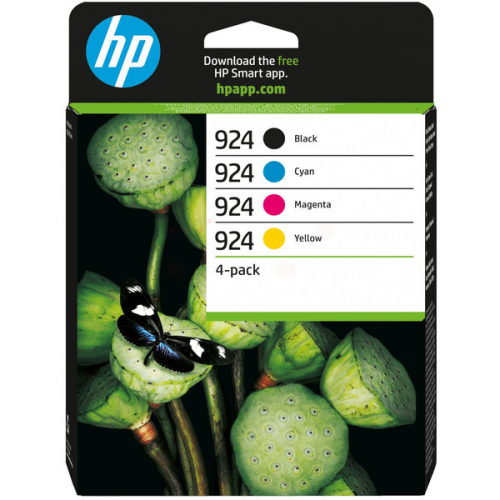 HP 924 Original Tintenpatronen Multipack black, cyan, magenta, yellow für HP OfficeJet Pro 8120  OfficeJet Pro 8120e  OfficeJet Pro 8122e  OfficeJet Pro 8124e  OfficeJet Pro 8125e  OfficeJet Pro 8130  OfficeJet Pro 8130e  OfficeJet Pro 8132e  OfficeJet Pr
