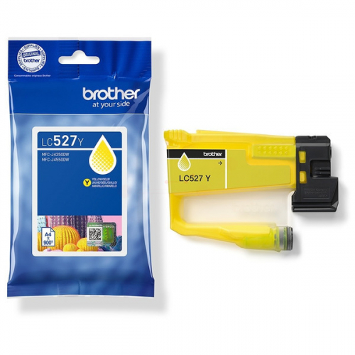 LC-527Y brother Original Tintenpatrone yellow ca. 900 S. für brother MFC-J4350DW  MFC-J4550DW  MFC-J6560DW  MFC-J6760DW  MFC-J6960DW  MFC-J6970 Series  MFC-J6975DW  MFC-J6977DW