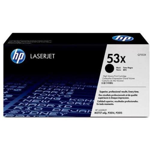 HP Q7553X HP Original Tonerkartusche black ca. 7.000 S. für HP Laserjet / Laserjet Professional M2727NF MFP M2727NFS MFP P2012 P2012N P2013 P2013N P2014 P2014N P2015 P2015D P2015DN P2015N P2015X