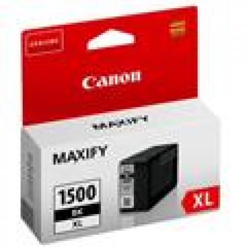 PGI-1500XL BK Original Tintenpatrone ca. 1.200 S. black für Canon Maxify MB2050 MB2150 MB2350 MB2750