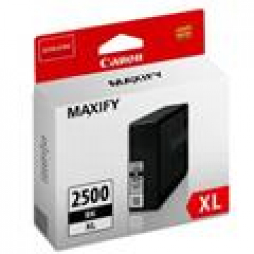 PGI-2500XL BK Original Tintenpatrone ca. 2.500 S. black für Canon Maxify iB4050 iB4150 MB5050 MB5150 MB5350 MB5450