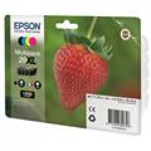 T2996 EPSON 29 XL Originalpatronen-Multipack je 1 x black, cyan, magenta, yellow für EPSON Expression Home XP-235 XP-245 XP-247 XP-255 XP-257 XP-332 XP-335 XP-342 XP-345 XP-352 XP-355 XP-432 XP-442 XP-445 XP-452 XP-455