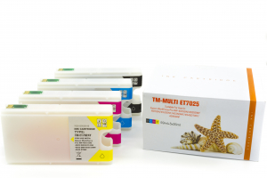 T7021 - T7024 Set / T7031 - T7034 Set 4 kompatible Tintenpatronen XL ca. 2.400 Seiten black und je ca. 2.000 S. cyan/magenta/yellow für EPSON Workforce Pro WP-4015DN WP-4025DW WP-4095DN WP-4515DN WP-4525DNF WP-4535DWF WP-4545DTWF WP-4595DNF