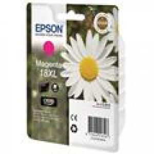 EPSON INK 18XL Originalpatrone 6,6ml magenta für EPSON Expression Home XP-102 XP-202 XP-205 XP-30 XP-33 XP-302 XP-305 XP-33 XP-402 XP-405 XP-405WH XP-212 XP-215 XP-225 XP-312 XP-315 XP-412 XP-415 XP-322 XP-325 XP-422 XP-425