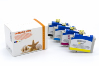 T0715 K2 kompatibler Multipack (black/cyan/magenta/yellow) EPSON Stylus D78 D92 DX4000 DX4050 DX4400 DX4450 DX5000 DX5050 DX6000 DX6050 DX7000F DX7400 DX7450 DX8400 DX8450 DX9400F S20 S21 SX100 SX200 SX205 SX400 B40W BX300F BX600FW BX610FW SX600FW SX110 S